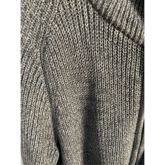 L.L. Bean Full Zip Knit Cardigan Sweater ItemID 298244 Mens L- Grey - Picture 6 of 6